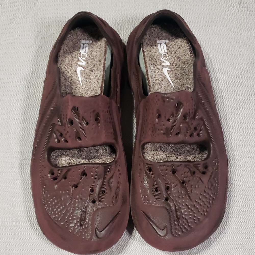 Nike ISPA Universal Rust Brown Earth Mules Shoes for Women 9.5 Or Men 8